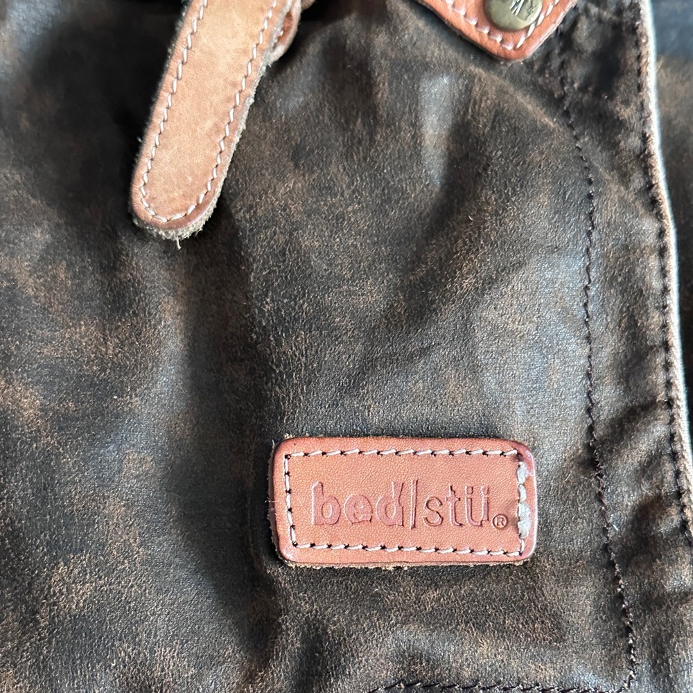 Bed Stu Declan Waxed Canvas Messenger Bag - Picture 5 of 13